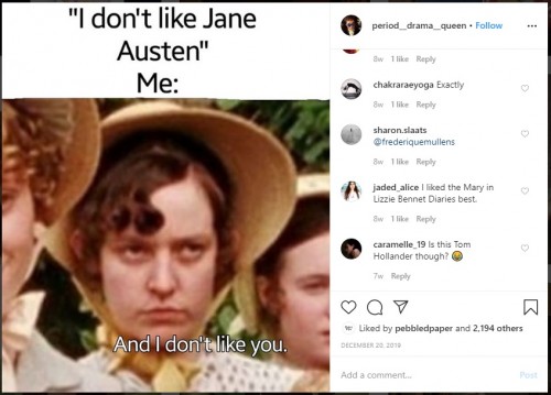 do not like austen