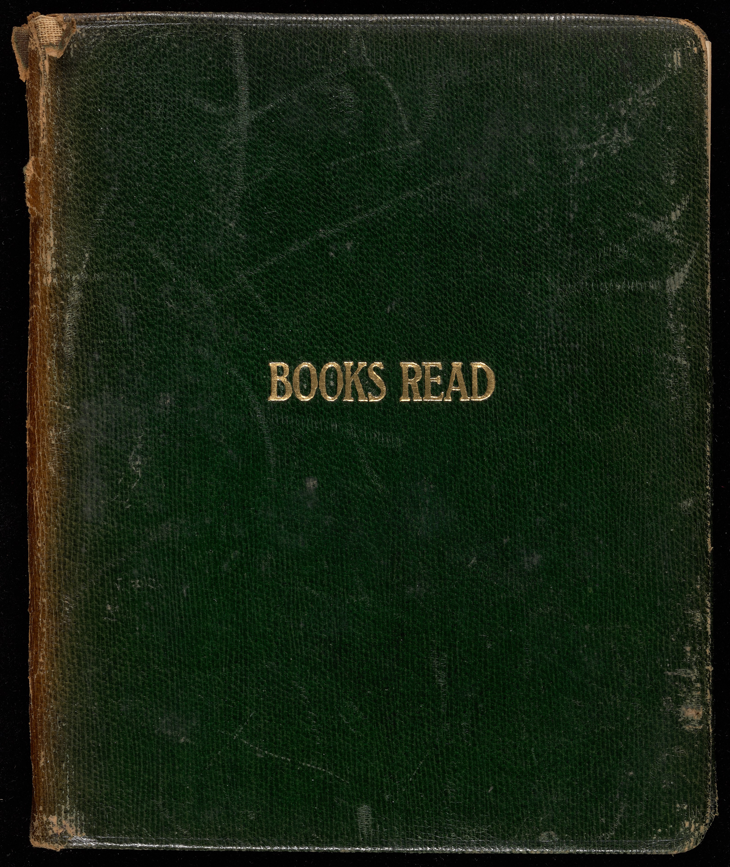 Fig 8a Hogans Books Read journal cover