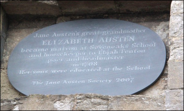 EWeller Sevenoaks Plaque