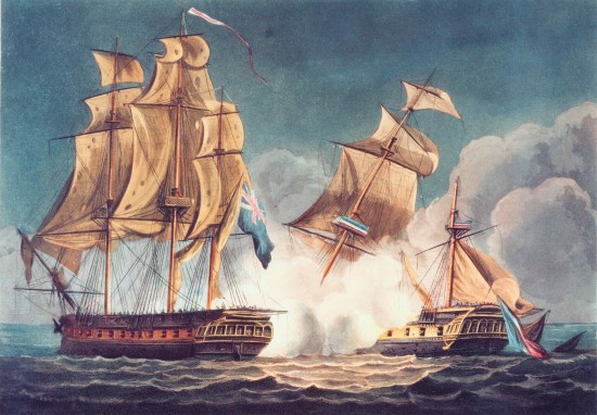 Fig. 5 Capture of La Tribune by HMS Unicorn